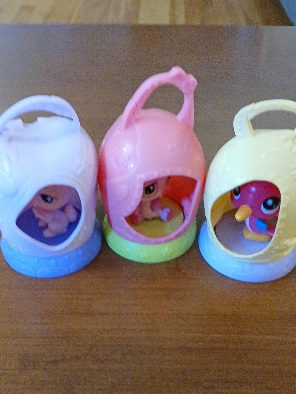 2009 McDonald's 3.5" Bobble Head Littlest Pet Shop 3PC Lot